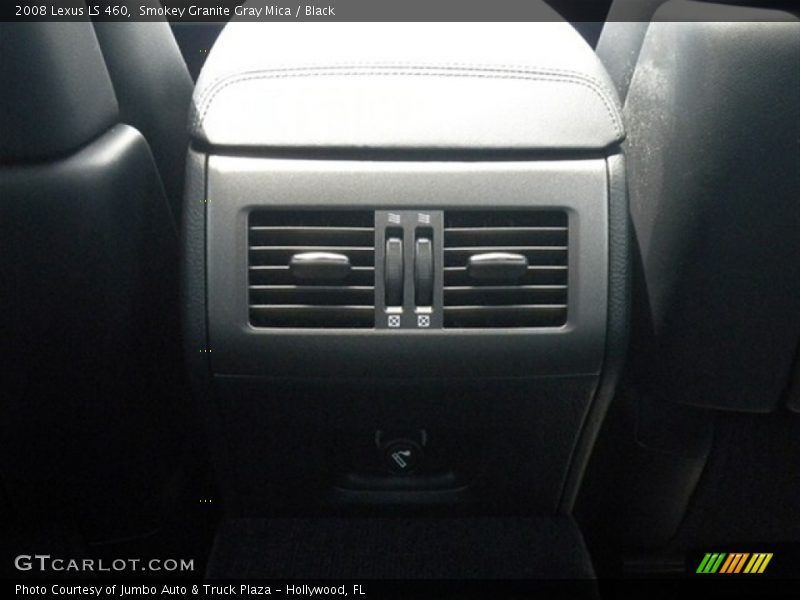 Smokey Granite Gray Mica / Black 2008 Lexus LS 460