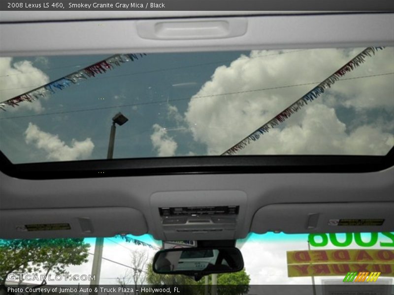Smokey Granite Gray Mica / Black 2008 Lexus LS 460