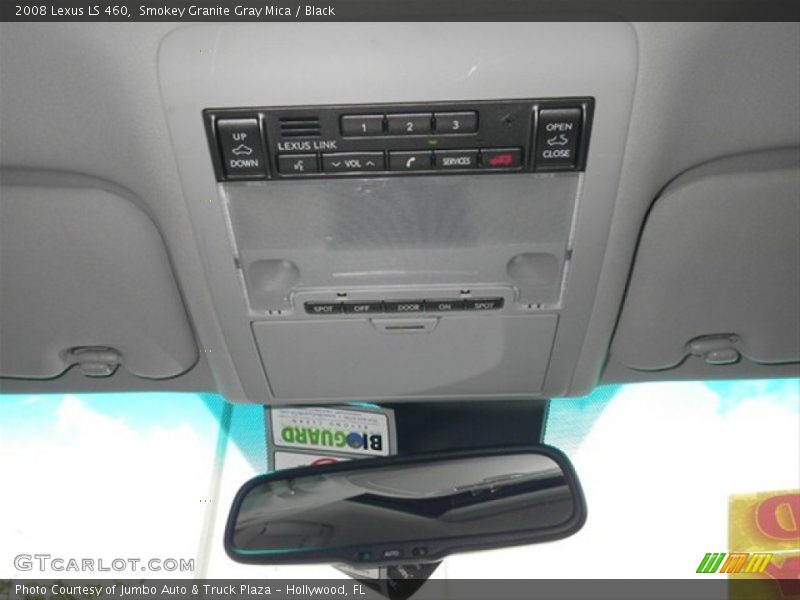 Smokey Granite Gray Mica / Black 2008 Lexus LS 460