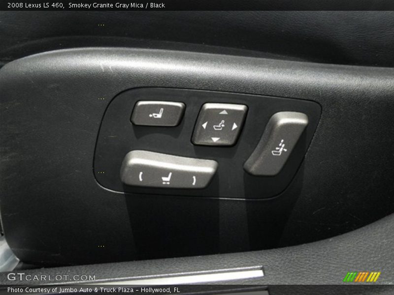 Smokey Granite Gray Mica / Black 2008 Lexus LS 460