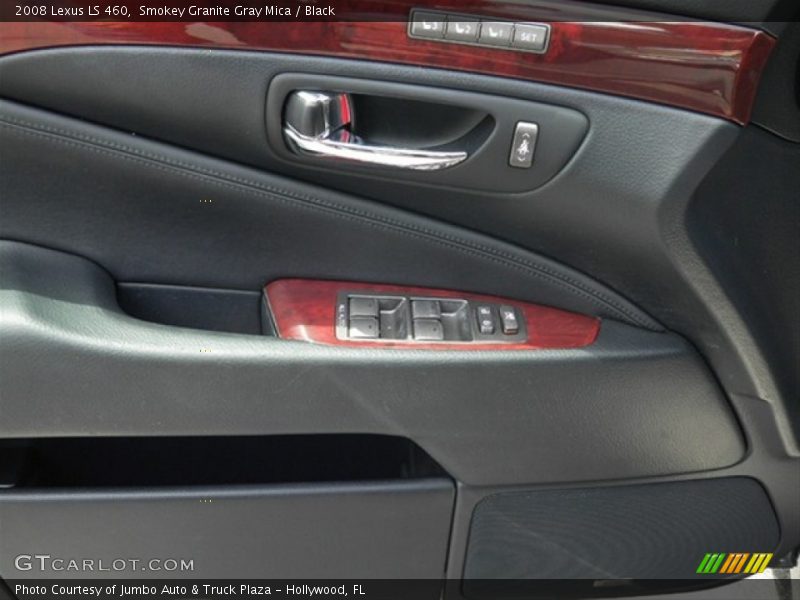 Smokey Granite Gray Mica / Black 2008 Lexus LS 460