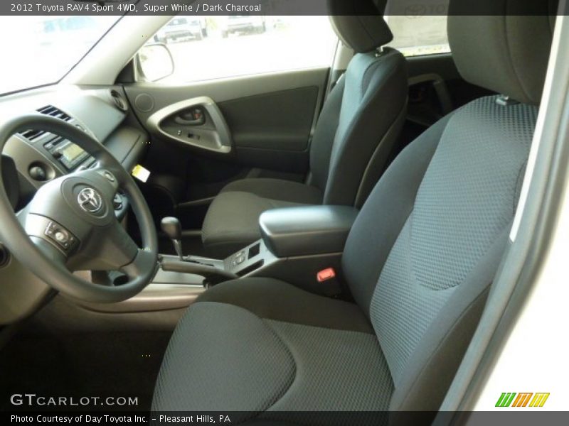 Super White / Dark Charcoal 2012 Toyota RAV4 Sport 4WD