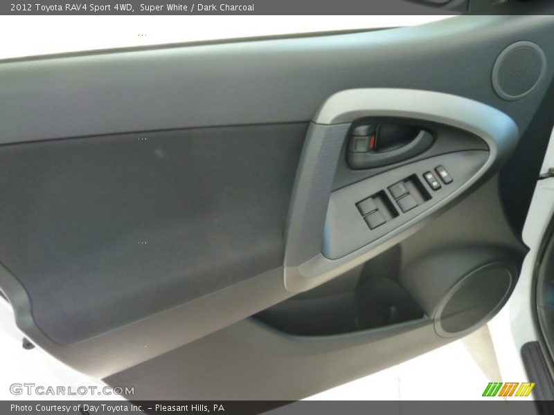 Super White / Dark Charcoal 2012 Toyota RAV4 Sport 4WD