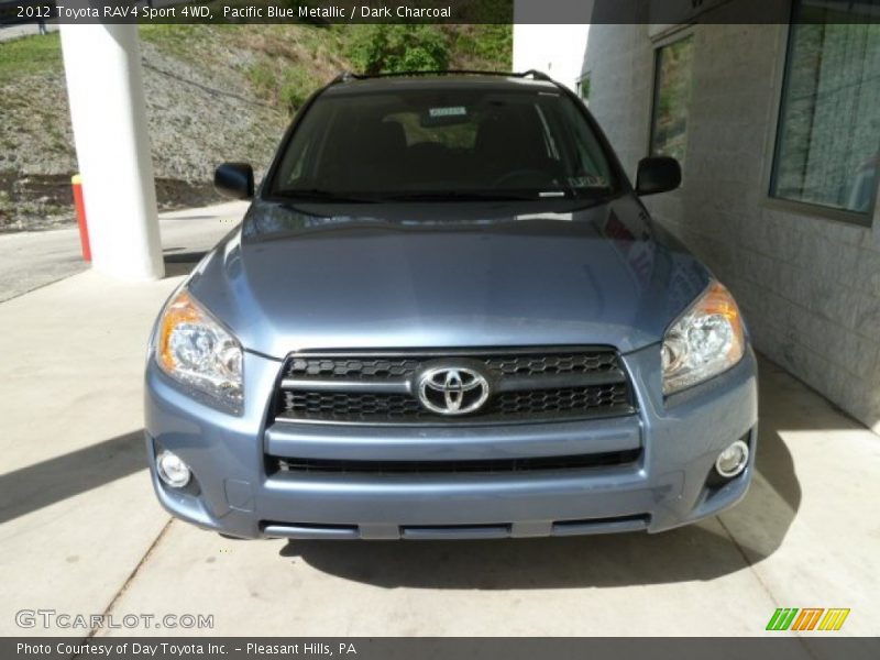 Pacific Blue Metallic / Dark Charcoal 2012 Toyota RAV4 Sport 4WD