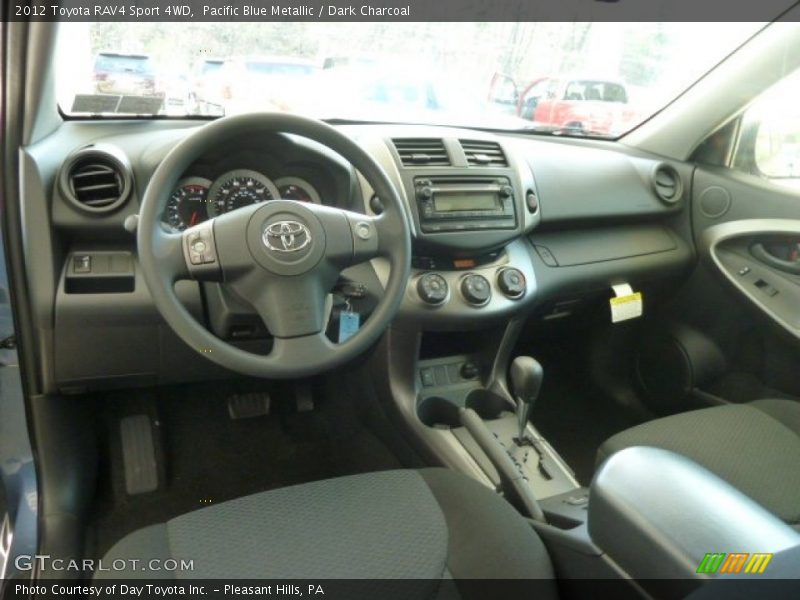 Pacific Blue Metallic / Dark Charcoal 2012 Toyota RAV4 Sport 4WD