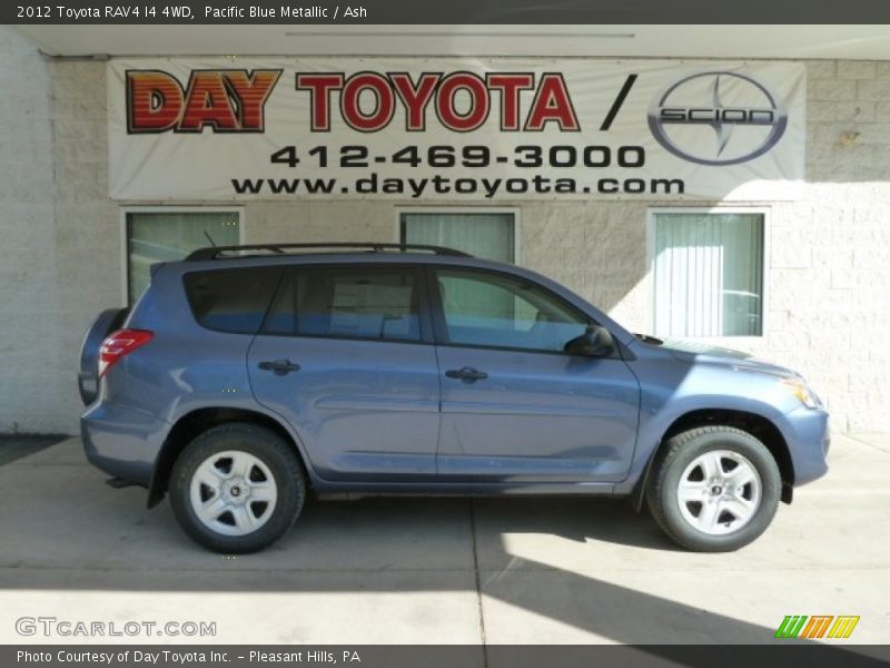 Pacific Blue Metallic / Ash 2012 Toyota RAV4 I4 4WD