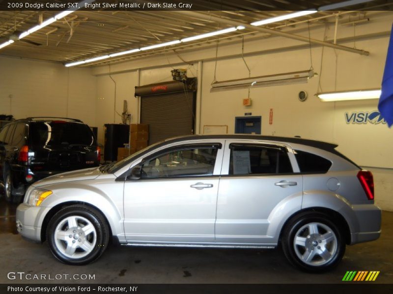 Bright Silver Metallic / Dark Slate Gray 2009 Dodge Caliber SXT