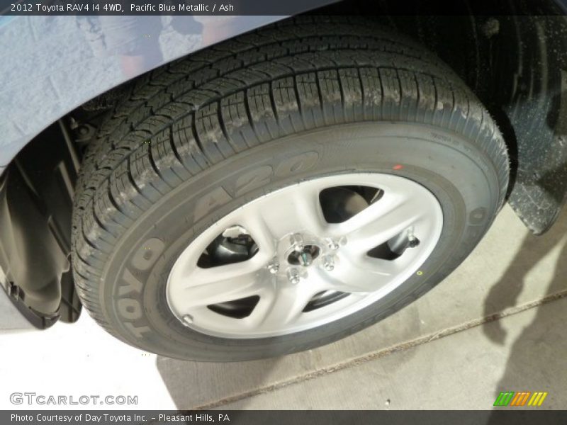 Pacific Blue Metallic / Ash 2012 Toyota RAV4 I4 4WD