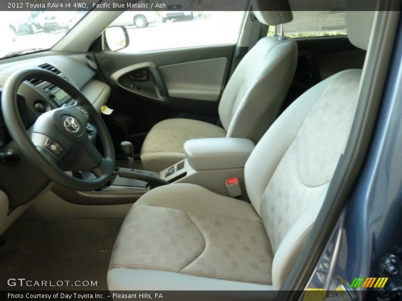 Pacific Blue Metallic / Ash 2012 Toyota RAV4 I4 4WD