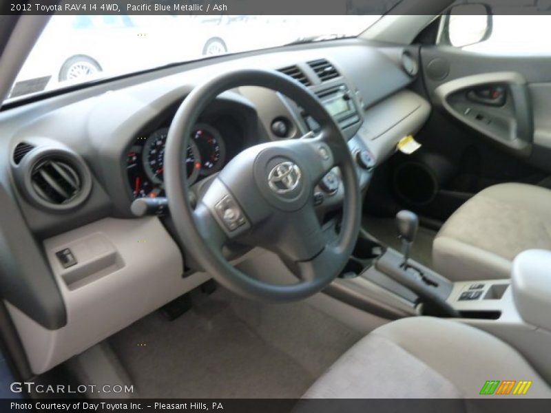 Pacific Blue Metallic / Ash 2012 Toyota RAV4 I4 4WD