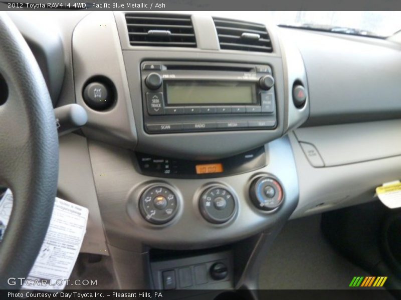 Pacific Blue Metallic / Ash 2012 Toyota RAV4 I4 4WD