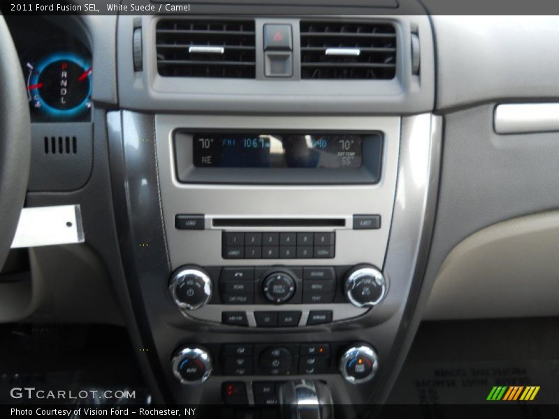 White Suede / Camel 2011 Ford Fusion SEL