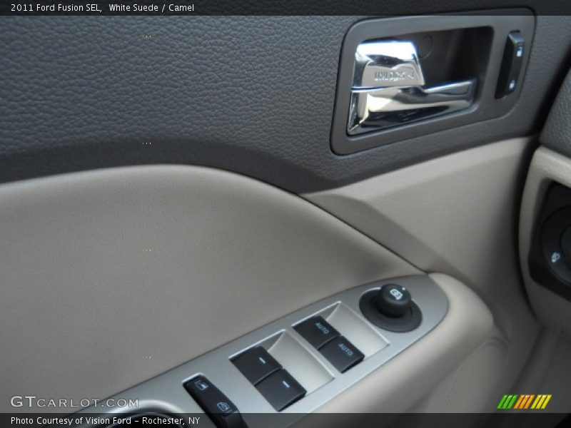 White Suede / Camel 2011 Ford Fusion SEL