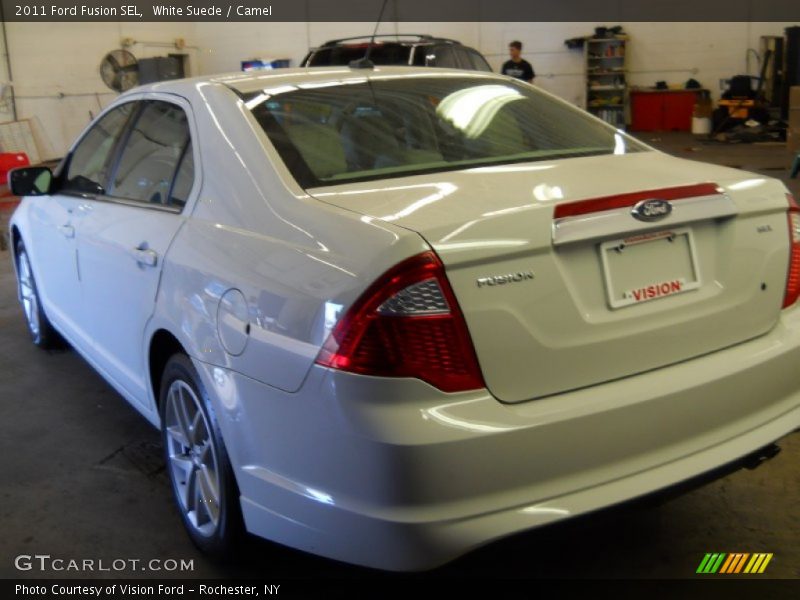 White Suede / Camel 2011 Ford Fusion SEL