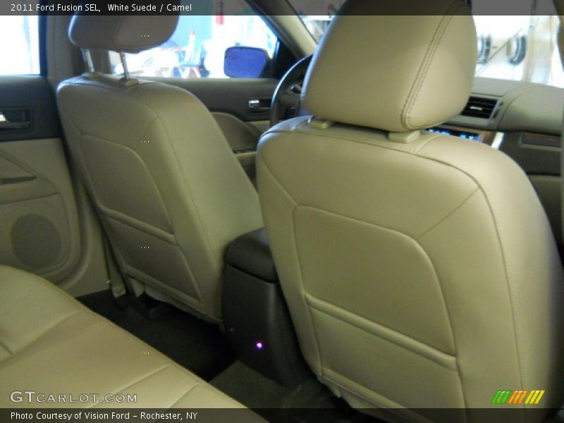 White Suede / Camel 2011 Ford Fusion SEL