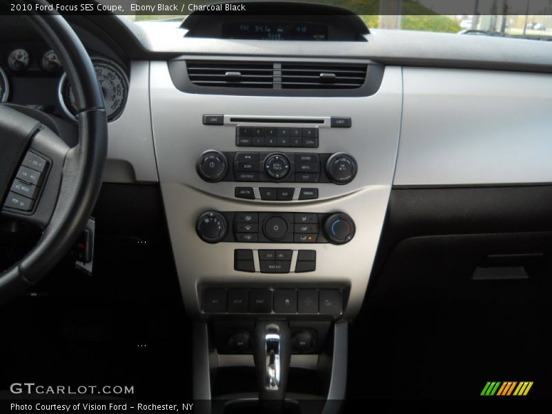 Ebony Black / Charcoal Black 2010 Ford Focus SES Coupe
