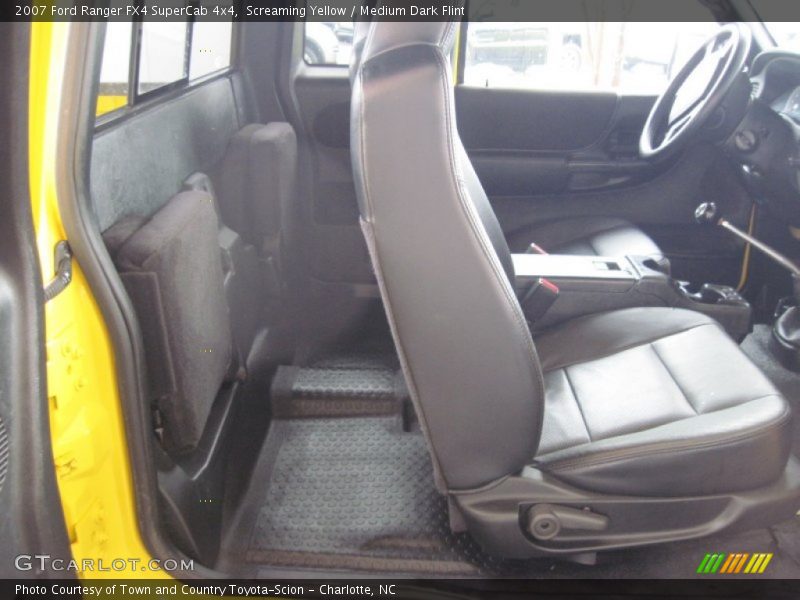 Screaming Yellow / Medium Dark Flint 2007 Ford Ranger FX4 SuperCab 4x4