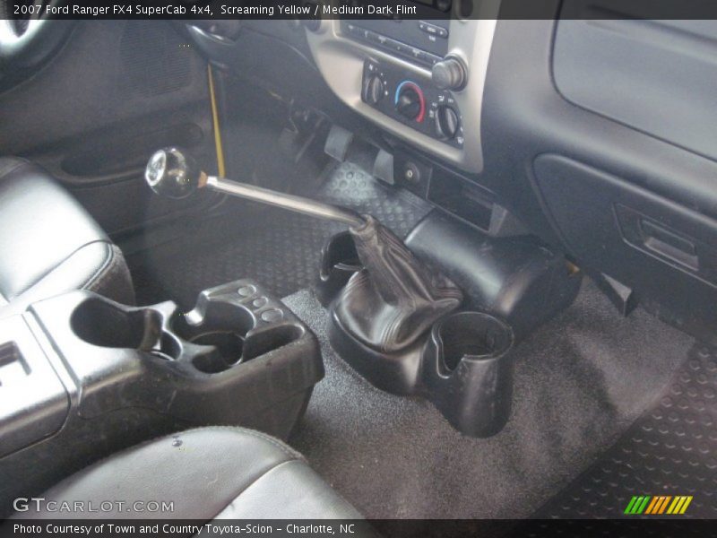Screaming Yellow / Medium Dark Flint 2007 Ford Ranger FX4 SuperCab 4x4