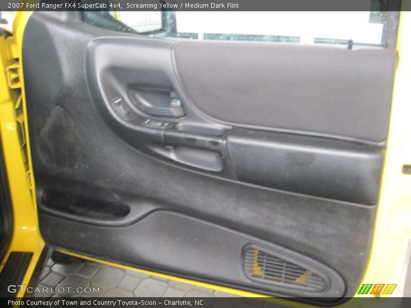 Screaming Yellow / Medium Dark Flint 2007 Ford Ranger FX4 SuperCab 4x4