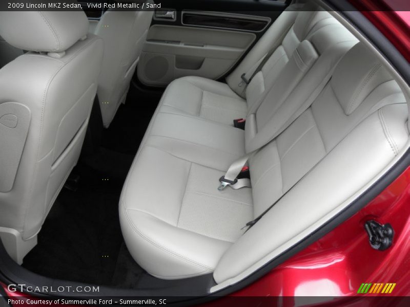 Vivid Red Metallic / Sand 2009 Lincoln MKZ Sedan
