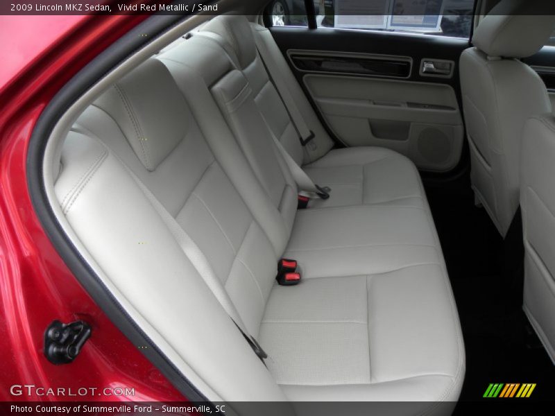 Vivid Red Metallic / Sand 2009 Lincoln MKZ Sedan