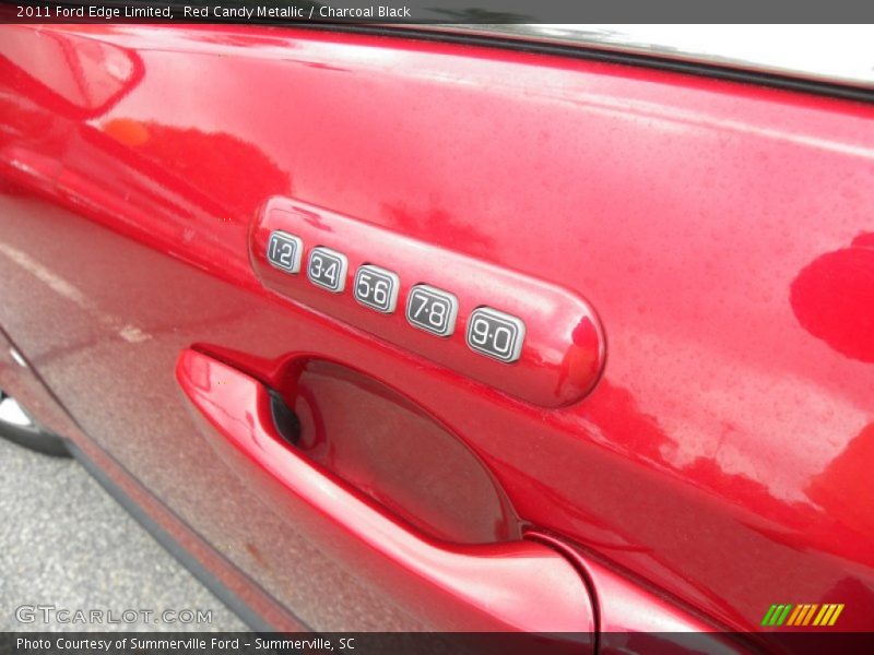 Red Candy Metallic / Charcoal Black 2011 Ford Edge Limited