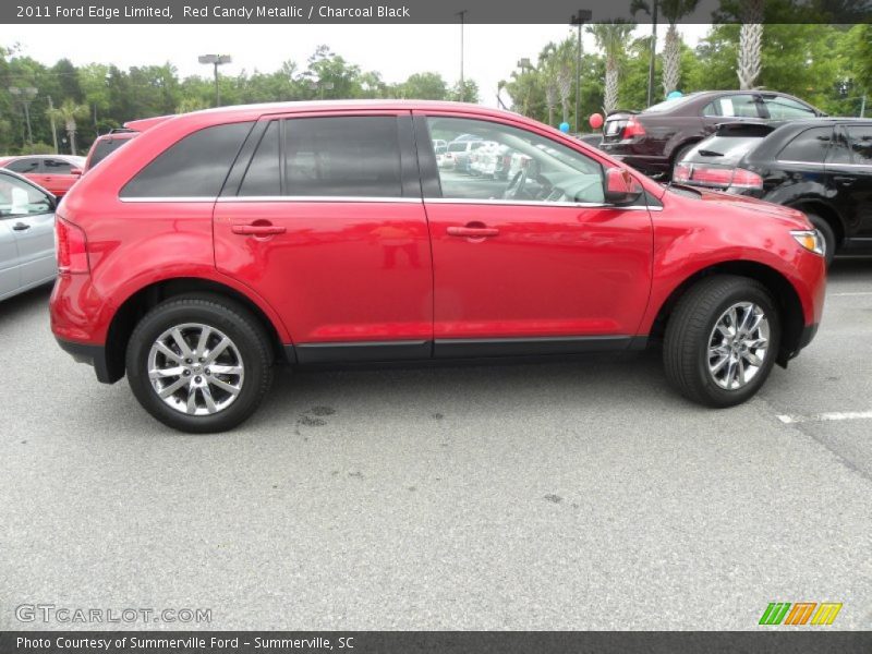 Red Candy Metallic / Charcoal Black 2011 Ford Edge Limited