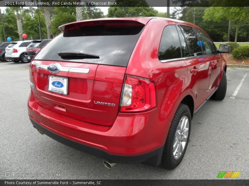 Red Candy Metallic / Charcoal Black 2011 Ford Edge Limited