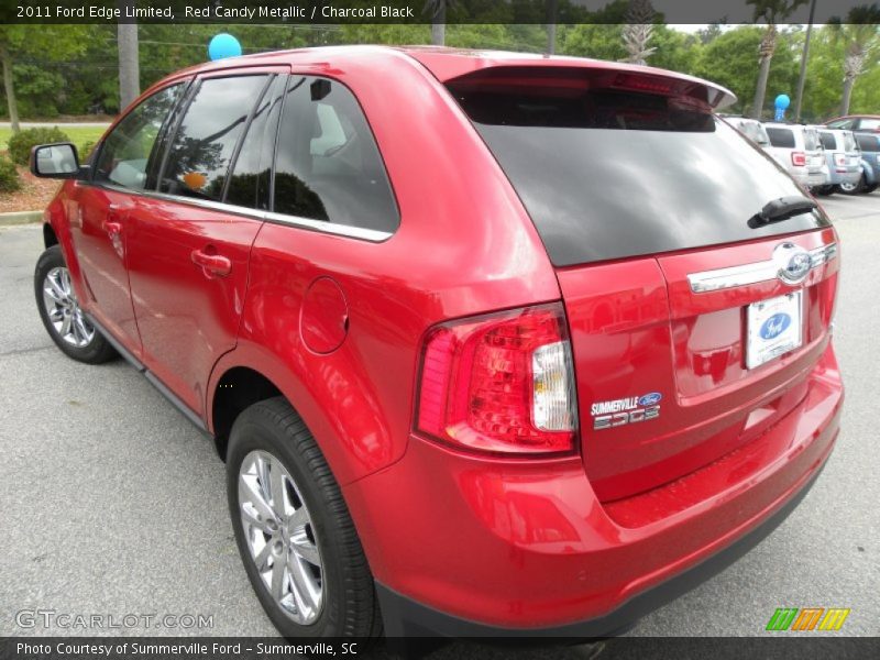 Red Candy Metallic / Charcoal Black 2011 Ford Edge Limited