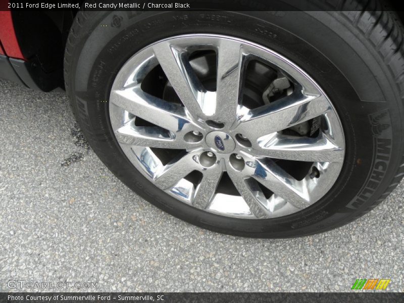 Red Candy Metallic / Charcoal Black 2011 Ford Edge Limited