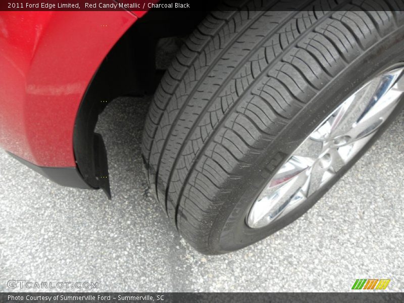 Red Candy Metallic / Charcoal Black 2011 Ford Edge Limited