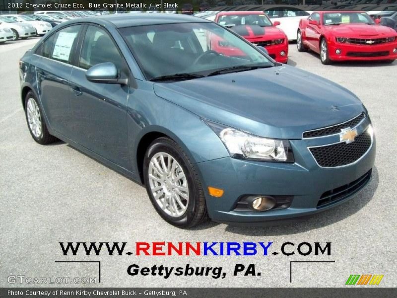 Blue Granite Metallic / Jet Black 2012 Chevrolet Cruze Eco