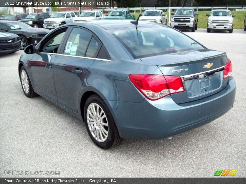 Blue Granite Metallic / Jet Black 2012 Chevrolet Cruze Eco