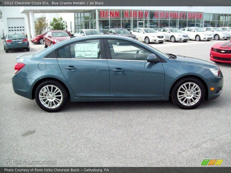 Blue Granite Metallic / Jet Black 2012 Chevrolet Cruze Eco