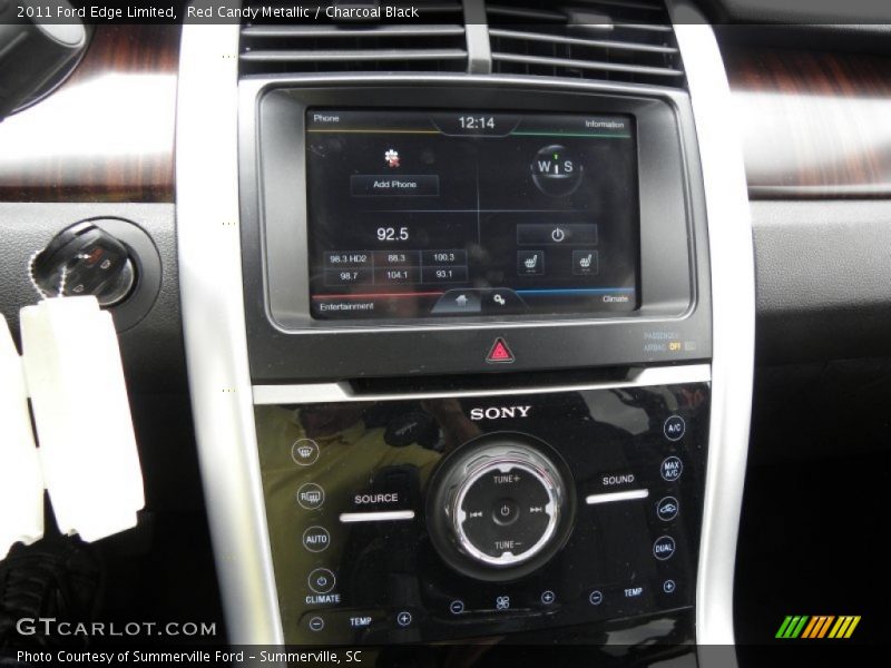 Red Candy Metallic / Charcoal Black 2011 Ford Edge Limited