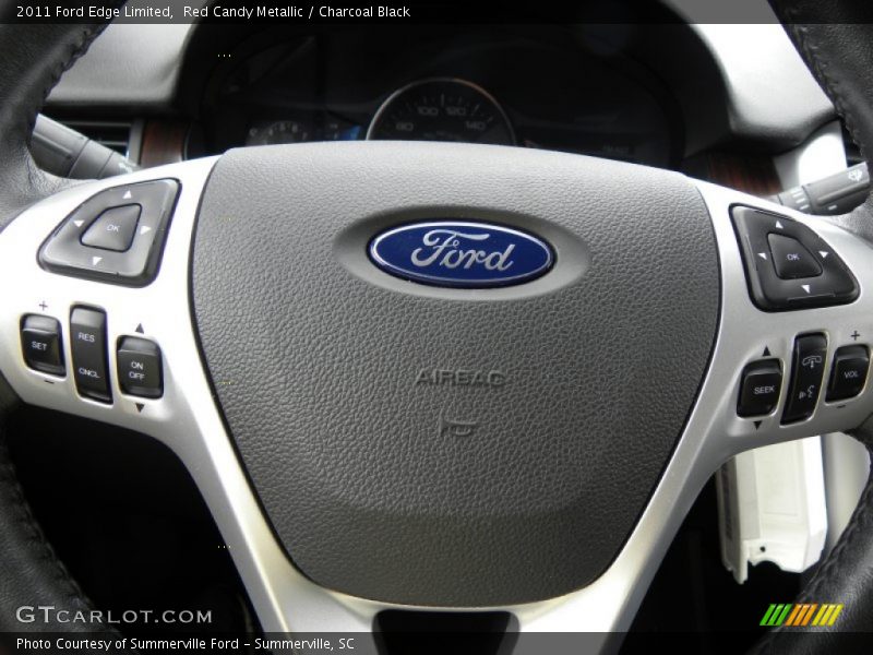 Red Candy Metallic / Charcoal Black 2011 Ford Edge Limited