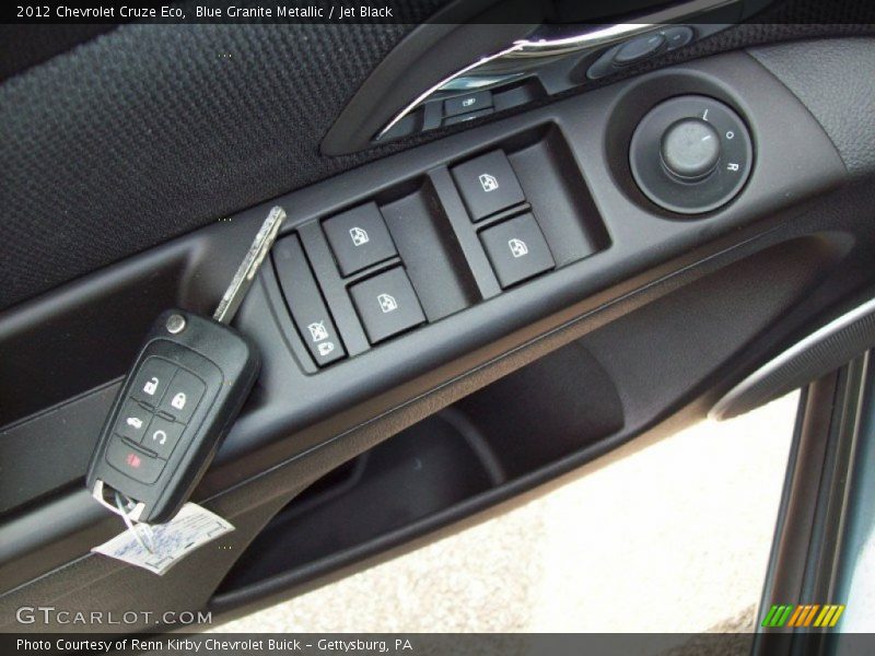 Blue Granite Metallic / Jet Black 2012 Chevrolet Cruze Eco