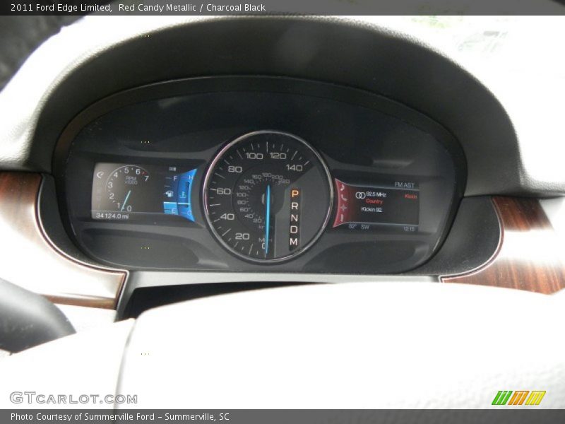 Red Candy Metallic / Charcoal Black 2011 Ford Edge Limited