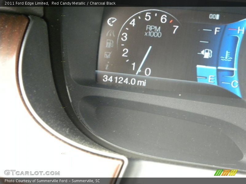 Red Candy Metallic / Charcoal Black 2011 Ford Edge Limited