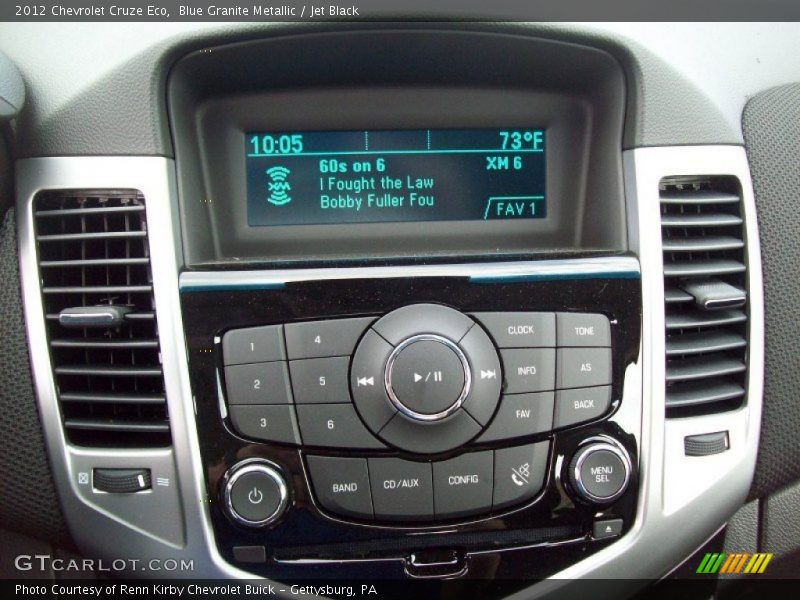 Blue Granite Metallic / Jet Black 2012 Chevrolet Cruze Eco