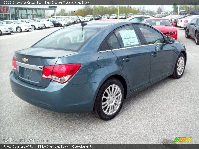 Blue Granite Metallic / Jet Black 2012 Chevrolet Cruze Eco