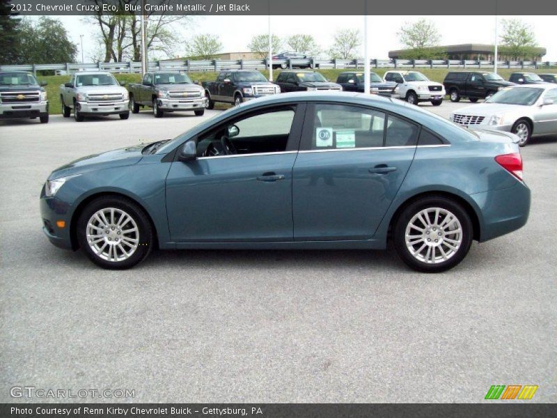 Blue Granite Metallic / Jet Black 2012 Chevrolet Cruze Eco
