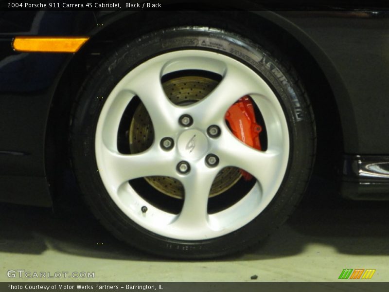 Black / Black 2004 Porsche 911 Carrera 4S Cabriolet