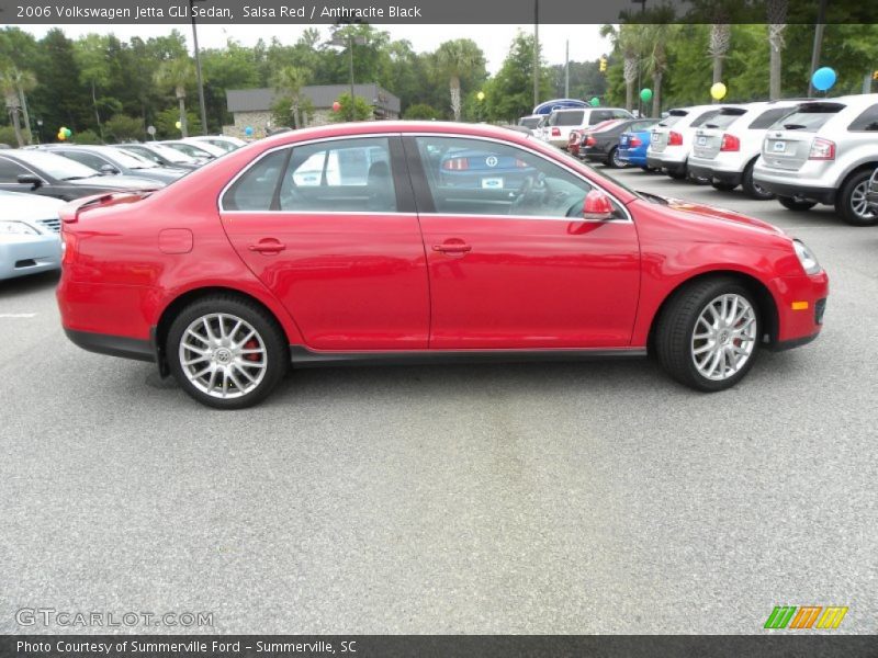 Salsa Red / Anthracite Black 2006 Volkswagen Jetta GLI Sedan