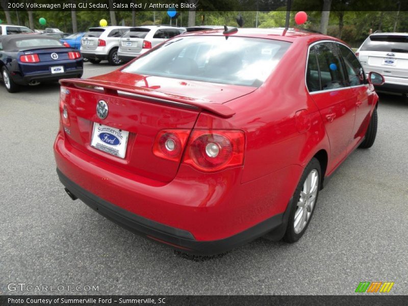 Salsa Red / Anthracite Black 2006 Volkswagen Jetta GLI Sedan