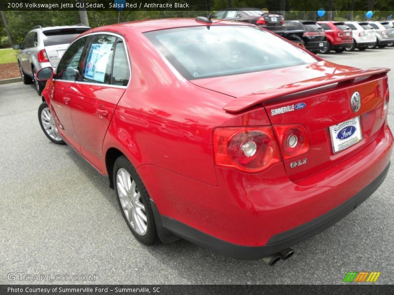 Salsa Red / Anthracite Black 2006 Volkswagen Jetta GLI Sedan