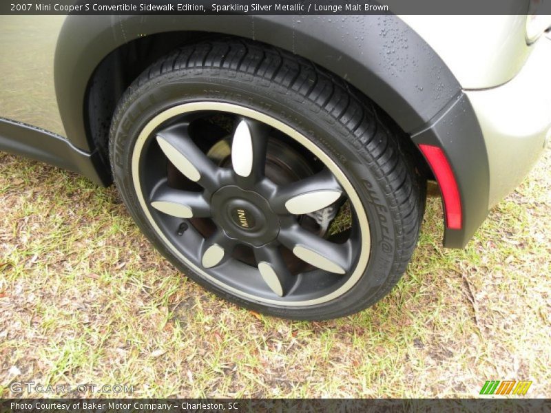 Sparkling Silver Metallic / Lounge Malt Brown 2007 Mini Cooper S Convertible Sidewalk Edition