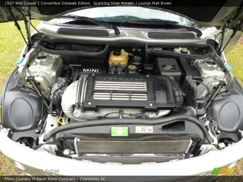 Sparkling Silver Metallic / Lounge Malt Brown 2007 Mini Cooper S Convertible Sidewalk Edition