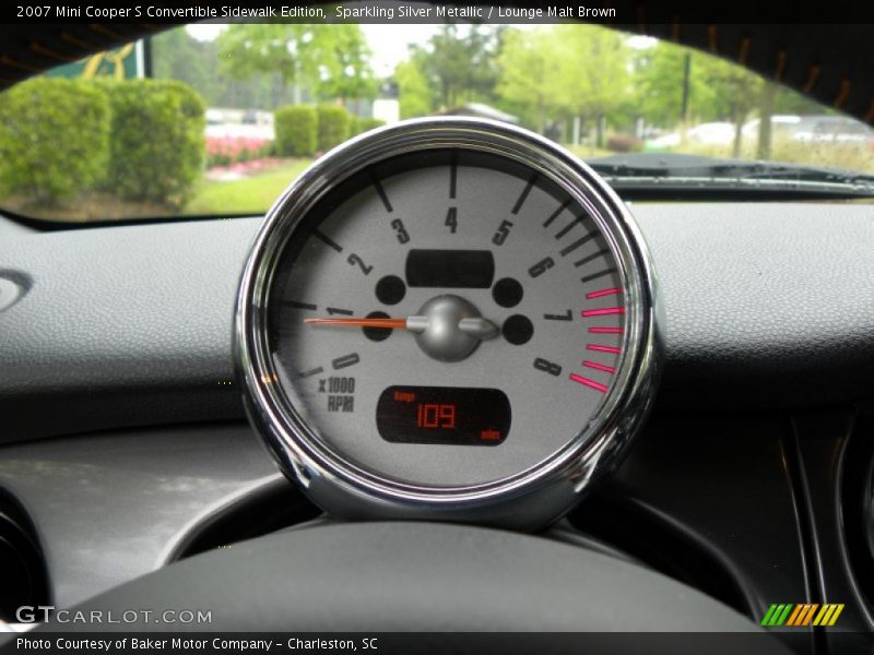 Sparkling Silver Metallic / Lounge Malt Brown 2007 Mini Cooper S Convertible Sidewalk Edition