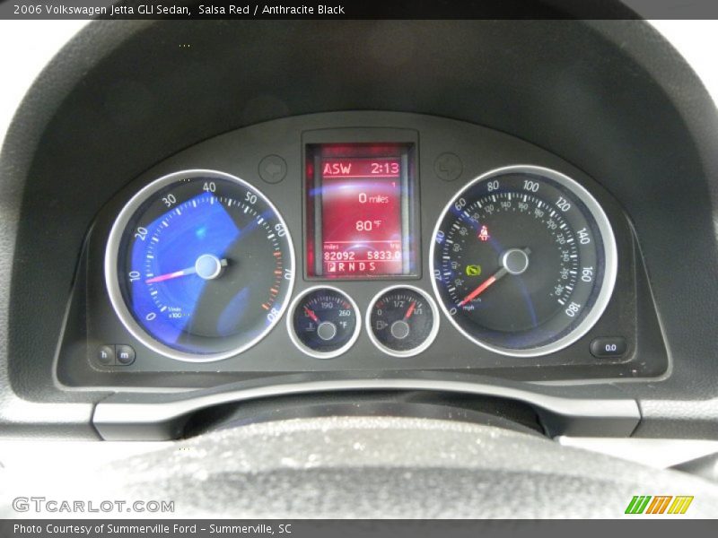 Salsa Red / Anthracite Black 2006 Volkswagen Jetta GLI Sedan